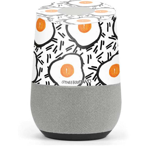 Bouffants and Broken Hearts Eggs Google Home Skin